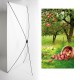 Kakemono Verger automne - 180 x 80 cm - Toile M1 avec structure  X- Banner