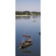 Kakemono bateau loire - 180 x 80 cm - Toile M1 avec structure  X- Banner