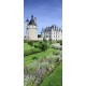 Kakemono château Loire - 180 x 80 cm - Toile M1 avec structure  X- Banner
