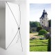 Kakemono Tour de château - 180 x 80 cm - Toile M1 avec structure  X- Banner