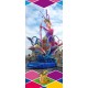 Kakemono carnaval  - 180 x 80 cm - Toile M1 avec structure  X- Banner