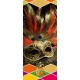 Kakemono Masque - 180 x 80 cm - Toile M1 avec structure  X- Banner