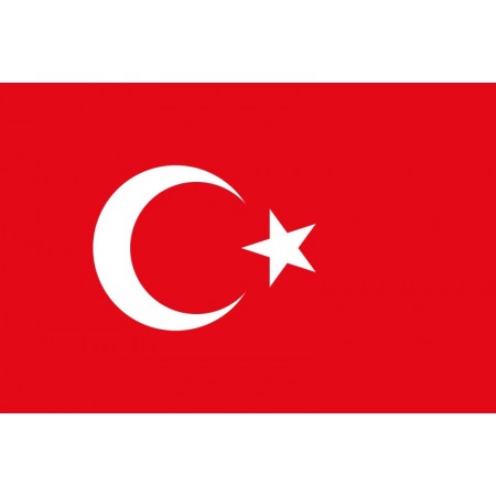 Drapeau Turquie - tissu - 60 X 90 cm