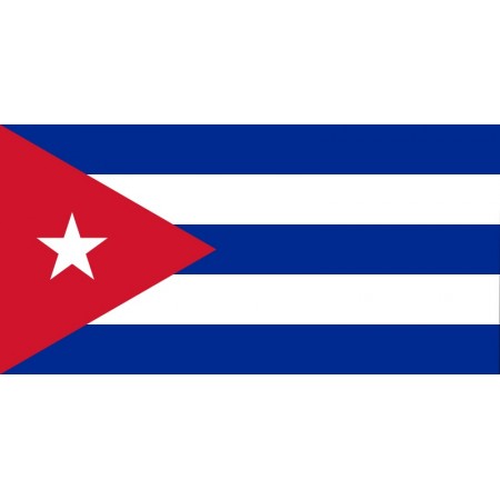 Drapeau Cuba - tissu - 60 X 90 cm