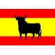 Drapeau Spanish Bull - tissu - 90 x 150 cm