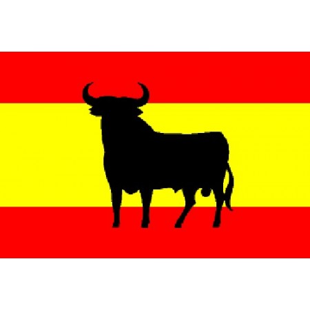 Drapeau Spanish Bull - tissu - 90 x 150cm