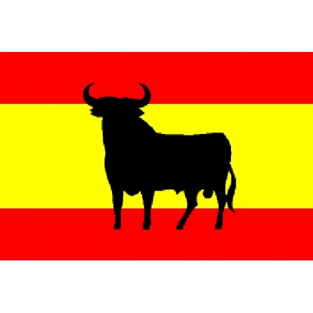 Drapeau Spanish Bull - tissu - 90 x 150 cm