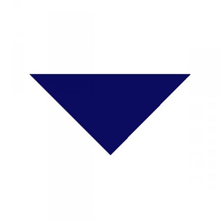 Bandana bleu - tissu - 57 x 57 x 83cm