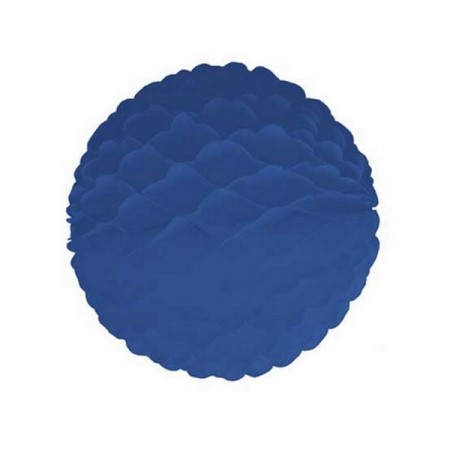 Boule bleu fonce - papier - Diam. 32 cm*