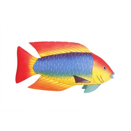 Poisson  - balsa - haut : 30 cm