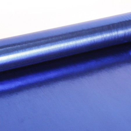 Tissu lamé bleu larg. 110 cm