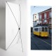Kakemono Portugal Tramway - 180 x 80 cm - Toile M1 avec structure  X- Banner