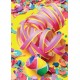 Guirlande Carnaval - 10 fanions 20 x 30 cm - papier - Long.420cm