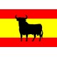 Drapeau Spanish Bull - tissu - 60 x 90 cm