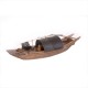 Bateau traditionnel asiatique - Bois - Long 35cm - Différents modèles