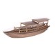 Bateau traditionnel asiatique - Bois - Long 35cm - Différents modèles