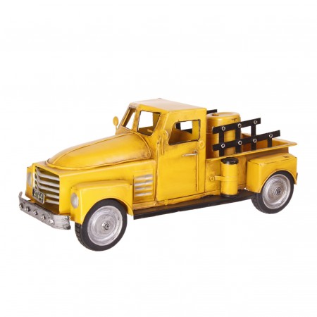 Pick-up jaune - Métal - 36 x 14cm