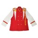 Veste de fanfare rouge et blanche - Tissu - Taille adulte