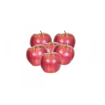 Pommes - lot de 6 - polystyrène