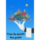Guirlande Tour du monde des gouts - 10 fanions 21 x 30 cm - papier - Long.420cm