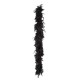 Boa noir -  plumes - Long. 180cm