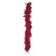 Boa rouge grenat -  plumes - Long. 180cm