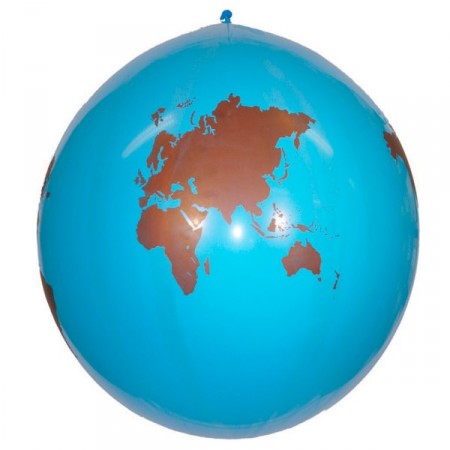 Ballon mappemonde diam 96 cm