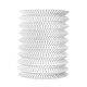 Lampion cylindrique blanc - papier - diam 15 cm