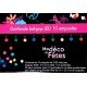 Guirlande bal pop de 10 ampoules a  led sur 5 m -  longueur totale 8m