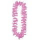 Colliers de fleurs roses  x 12 - tergal