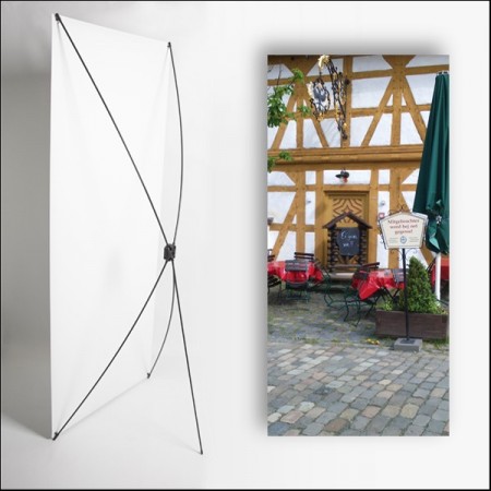 Kakemono Allemagne 1 - 180 x 80 cm - Toile M1 avec structure X- Banner