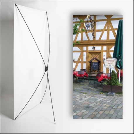 Kakemono Allemagne 1 - 180 x 80 cm - Toile M1 avec structure  X- Banner