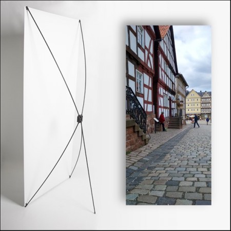 Kakemono Allemagne 2 - 180 x 80 cm - Toile M1 avec structure  X- Banner