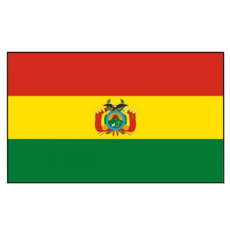 Drapeau Bolivie - tissu - 90 x 150cm