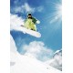 Affiche montagne sport d'hiver - papier - 50 x 70 cm