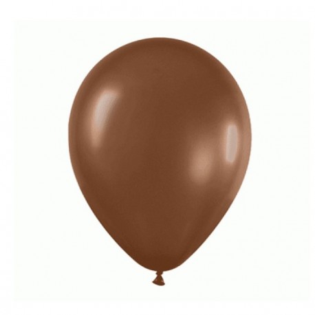 Ballons marrons x 12 - Diam. 29cm