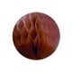 Boule marron - papier - Diam. 32 cm