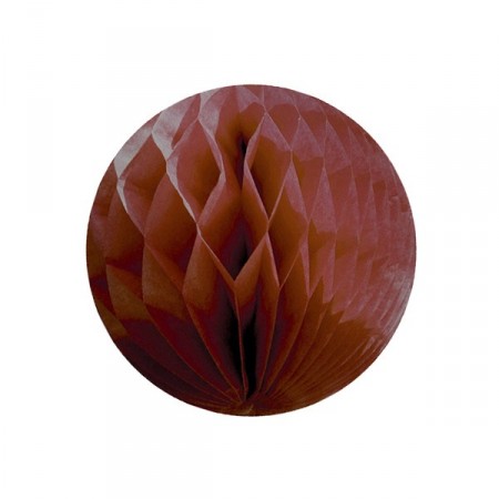 Boule marron papier - Diam. 25cm