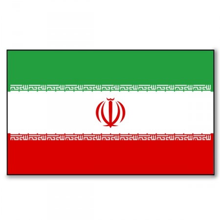 Drapeau Iran - tissu - 90 x 150cm