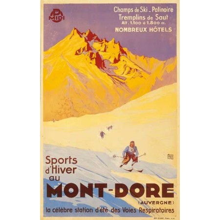 Affiche Auvergne - 50 x 70cm (nouveau visuel)