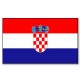 Drapeau Croatie - tissu - 90 X 150 cm