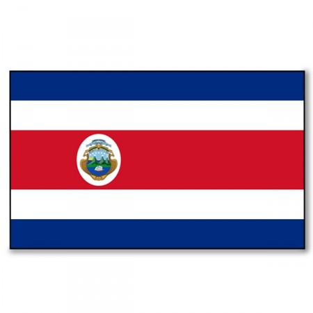 Drapeau Costa Rica - tissu - 90 X 150 cm