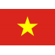 Drapeau Vietnam - tissu - 60 x 90 cm