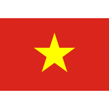 Drapeau Vietnam - tissu - 60 x 90 cm