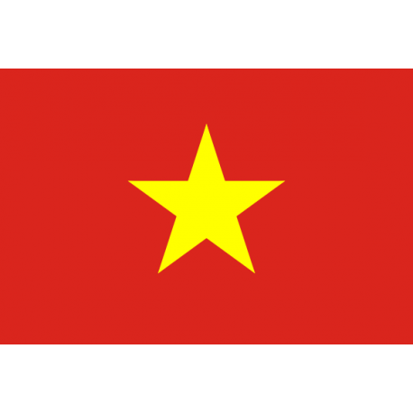 Drapeau Vietnam - tissu - 60 x 90 cm