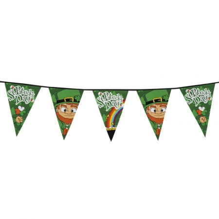 Bannieres  Saint patrick de 14 fanions de 45x30 cm longueur 800 cm