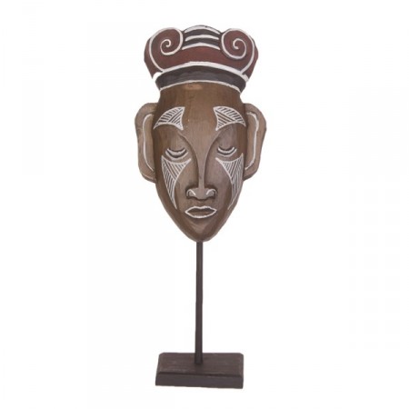 Masque sur pied  - Bois - Haut 40cm  - Différents modèles