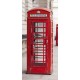 Kakemono Angleterre Cabine  - 180 x 80 cm - Toile M1 avec structure  X- Banner