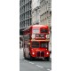 Kakemono Angleterre Bus - 180 x 80 cm - Toile M1 avec structure  X- Banner