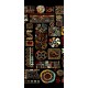 Kakemono Afrique Tribal - 180 x 80 cm - Toile M1 avec structure  X- Banner